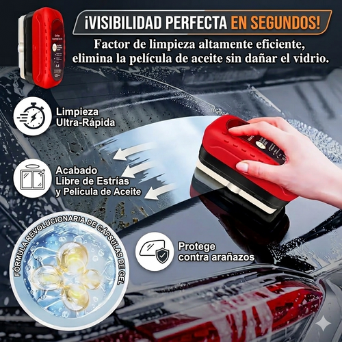 CEPILLO LIMPIADOR DE CRISTALES PARA AUTO